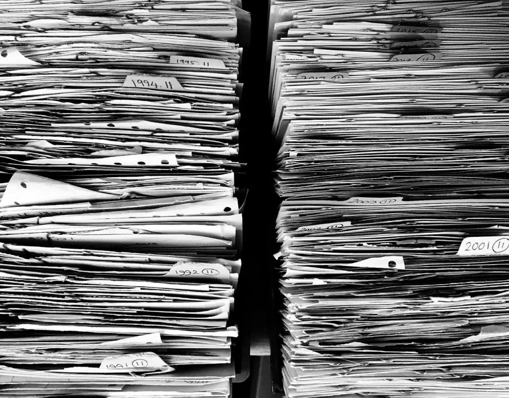 organizar arquivos com a gestão de documentos